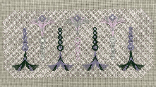 Stitches on Lace