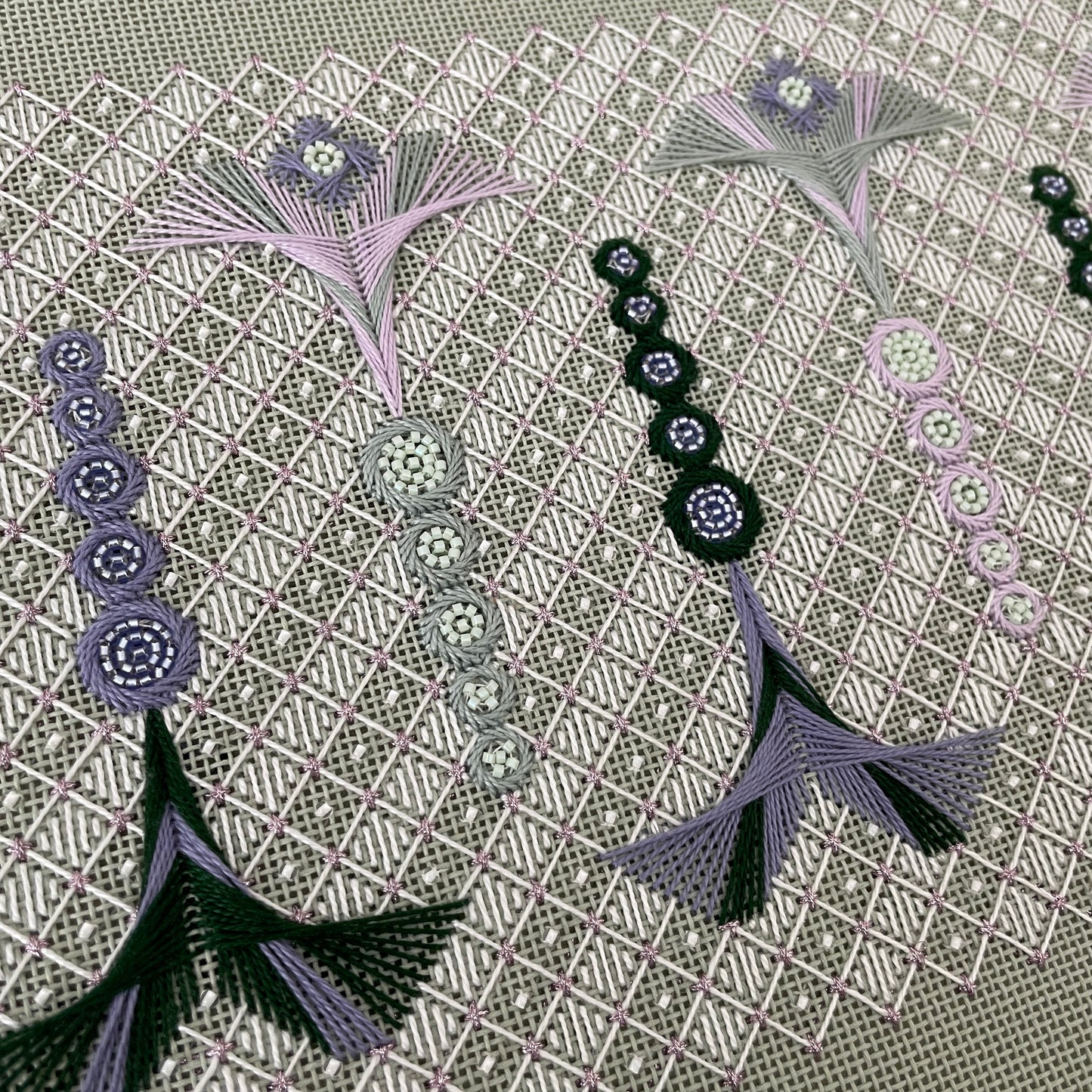 Stitches on Lace