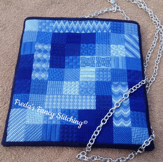 77  Little Blue Book Bag (old pattern format)