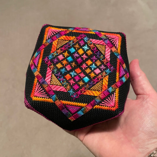 Simply Stitches - A Basic Biscornu Tutorial