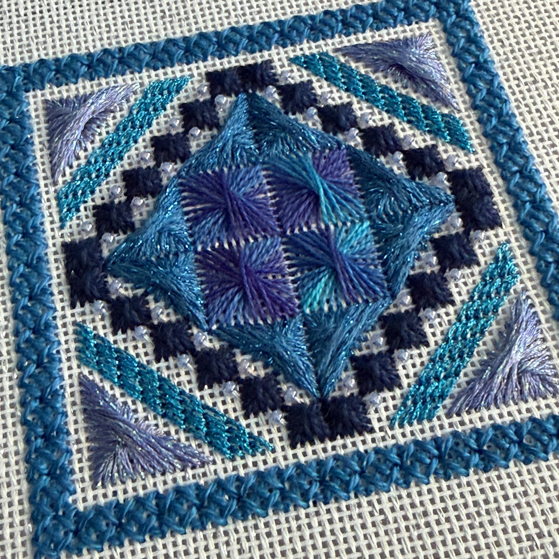 2026 Mini-Pillow Stitch Along - Lisa's February Pillow