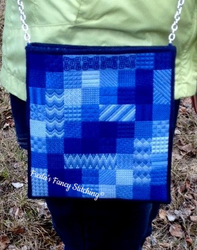 77  Little Blue Book Bag (old pattern format)